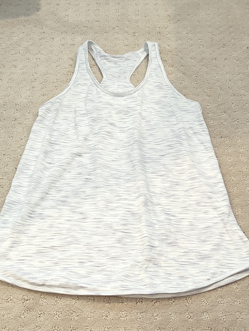 lululemon athletica White Racerback Tank Top
